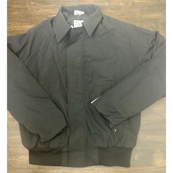 Vintage '94 US Navy USN Military Utility Jacket Small Black Unisex Short - Picture 1 of 5